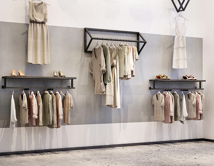 品牌女裝專賣店展柜貨架，專業(yè)制作廠家